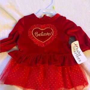 Baby Starters Festive Red Tutu Dress